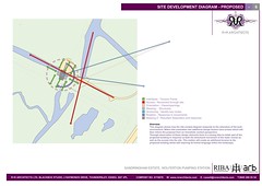 Site context diagram for development in Sandringham