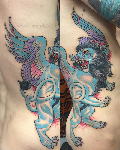 Linear lion tattoo  Tattoogridnet