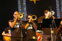 Trumpet Mafia at Jazz Fest 2015, Day 4, April 30