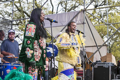 Wild Magnolias Featuring Monk Boudreaux and Bo Dollis Jr., Congo Square New World Rhythms Fest, New Orleans, March 21, 2015