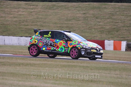 Chris Smiley in the Clio Cup during the BTCC 2016 Weekend at Snetterton