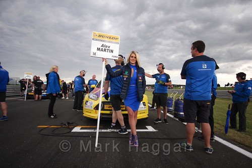 Alex Martin's car during the Grid Walks at the BTCC 2016 Weekend at Snetterton