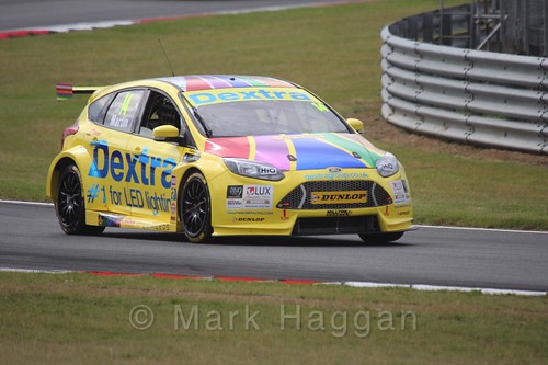 Alex Martin in Touring Car action during the BTCC 2016 Weekend at Snetterton
