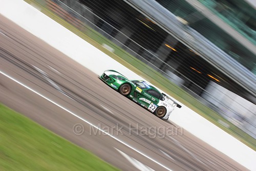 Ben Green in the Ginetta GT4 Supercup at Rockingham, August 2016