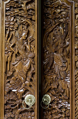carved door
