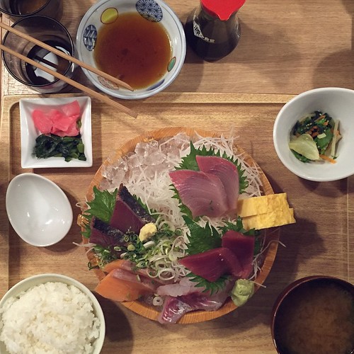Finally a real sashimi in #Osaka 😋 #pornfood
