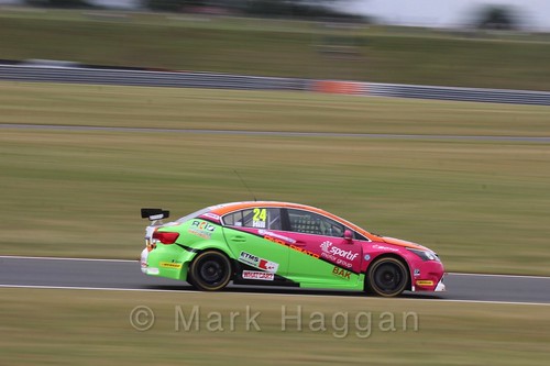 Jake Hill in Touring Car action during the BTCC 2016 Weekend at Snetterton