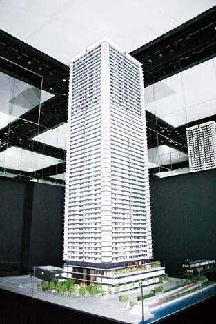 中之島タワーの完成模型です。
