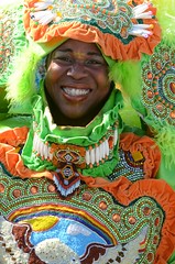 Mardi Gras Indian at Jazz Fest 2015, Day 5, May 1