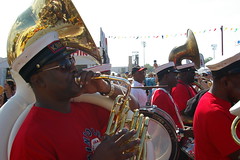 Kinfolk Brass Band at Jazz Fest 2015, Day 6, May 2
