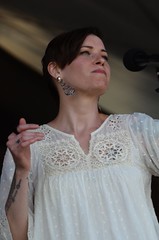 Gal Hilday and the Honky Tonk Revue at Jazz Fest 2015, Day 5, May 1