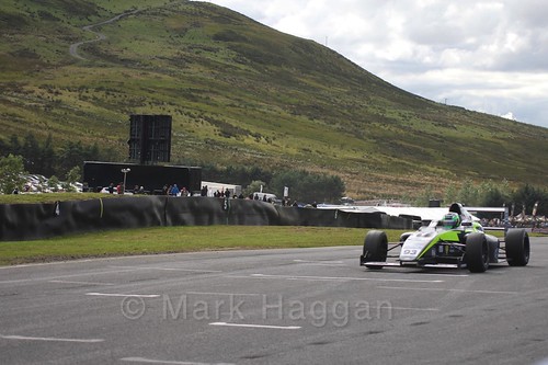 Zane Goddard in the final British Formula Four race during the BTCC Knockhill Weekend 2016