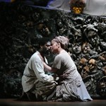 I designed stage set, costumes and photo projection for opera Katibu di Shon performed in Amsterdam