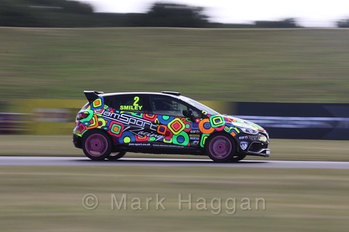 Chris Smiley in the Clio Cup during the BTCC 2016 Weekend at Snetterton