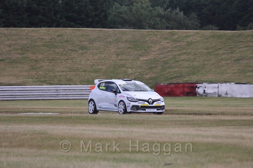 Mike Bushell in the Clio Cup during the BTCC 2016 Weekend at Snetterton