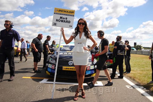 Mark Howard's car during the Grid Walks at the BTCC 2016 Weekend at Snetterton