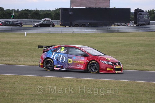 Martin Depper in Touring Car action during the BTCC 2016 Weekend at Snetterton