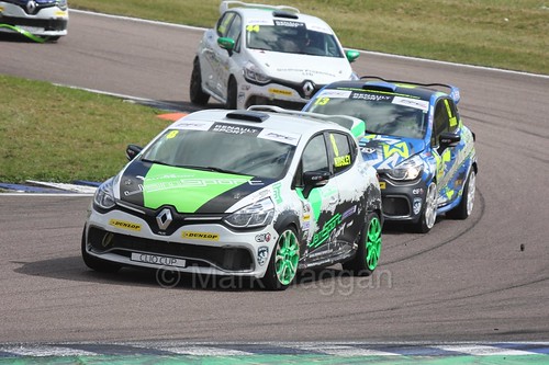 Luke Kidsley at Rockingham during the Clio Cup, August 2016