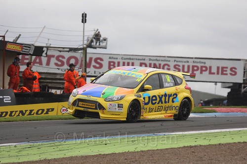 Alex Martin in BTCC race two at Knockhill Weekend 2016