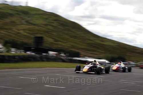 Luis Leeds in the final British Formula Four race during the BTCC Knockhill Weekend 2016