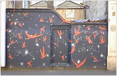 Graffiti (Run), East London, England.