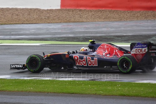 Carlos Sainz Jr Racing for Toro Rosso during The 2016 British Grand Prix